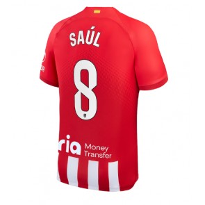 Atletico Madrid Saul Niguez #8 Hemmatröja 2023-24 Kortärmad